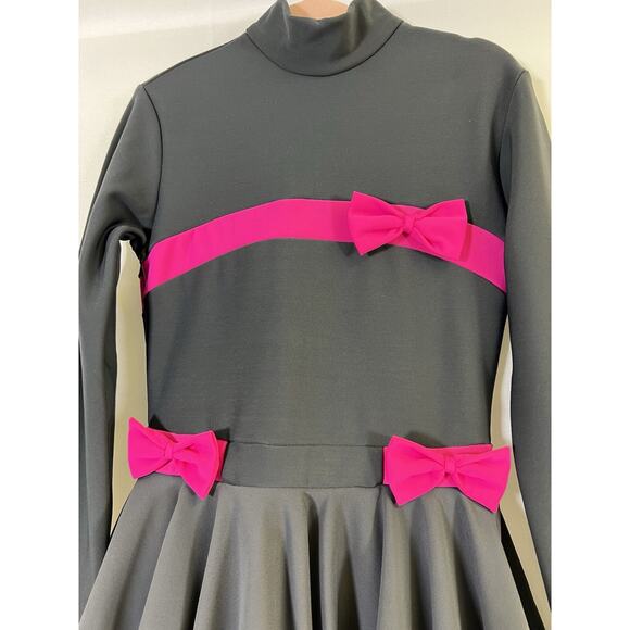 NWOT Figure Skating Fleece Lined Dress Ice Dance Competition Practice Size 6 - Picture 5 of 13